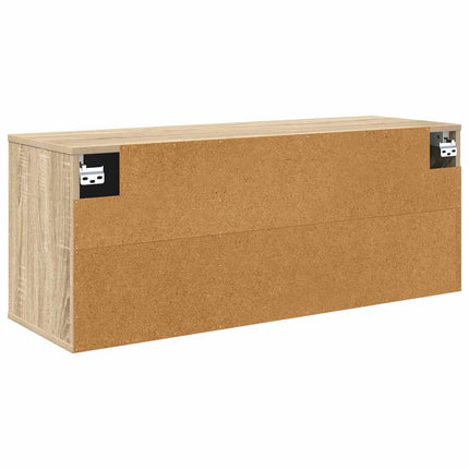 Væghængt TV Skab ESSEN 102 x 33 x 40 cm Sonoma-eg