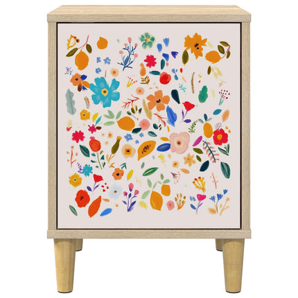 Natskab MAINZ 2 stk. Sonoma-eg 36 x 33 x 50 cm Konstrueret træ
