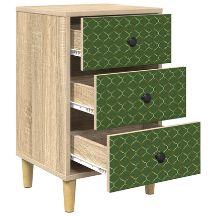 Natskab GELEEN 2 stk. Sonoma-eg 36 x 33 x 60 cm Konstrueret træ