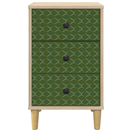 Natskab GELEEN 2 stk. Sonoma-eg 36 x 33 x 60 cm Konstrueret træ