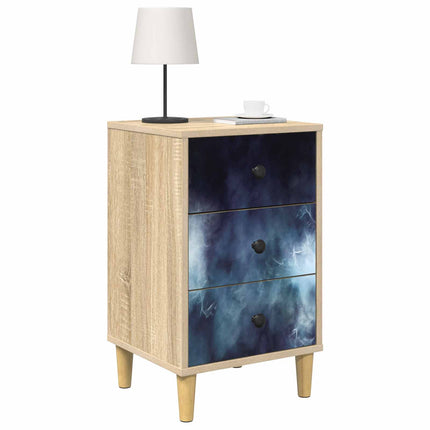 Natskab RAALTE Sonoma-eg 36 x 33 x 60 cm Konstrueret træ