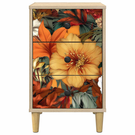 Natskab GENNEP 2 stk. Sonoma-eg 36 x 33 x 60 cm Konstrueret træ