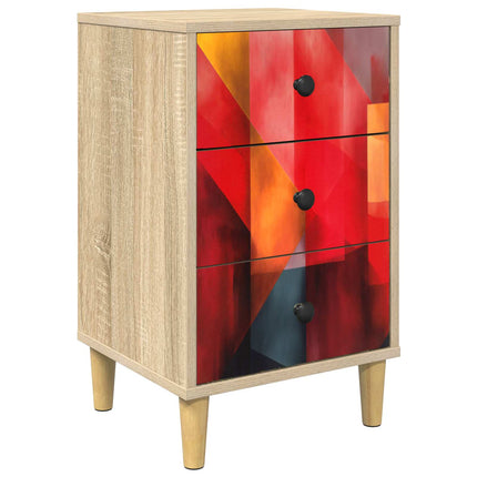 Natskab HEESCH Sonoma-eg 36 x 33 x 60 cm Konstrueret træ