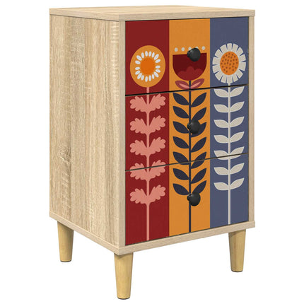 Natskab ESSEN Sonoma-eg 36 x 33 x 60 cm Konstrueret træ