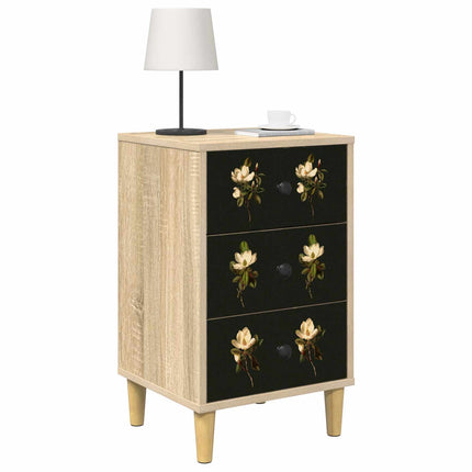Natskab BREMEN 2 stk. Sonoma-eg 36 x 33 x 60 cm Konstrueret træ