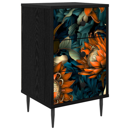 Natskab LOCHEM Sort eg 36 x 33 x 61 cm Konstrueret træ
