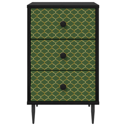 Natskab GELEEN Sort eg 36 x 33 x 61 cm Konstrueret træ