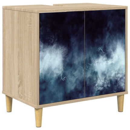 Badeværelsesskab RAALTE Sonoma-eg 60 x 40 x 60 cm