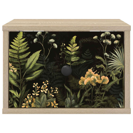 Vægmonteret natbord RHENEN Sonoma-eg 36 x 33 x 25 cm