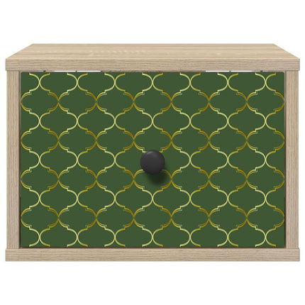 Vægmonteret natbord GELEEN Sonoma-eg 36 x 33 x 25 cm