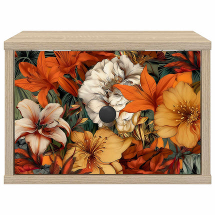 Vægmonteret natbord GENNEP 2 stk. Sonoma-eg 36 x 33 x 25 cm