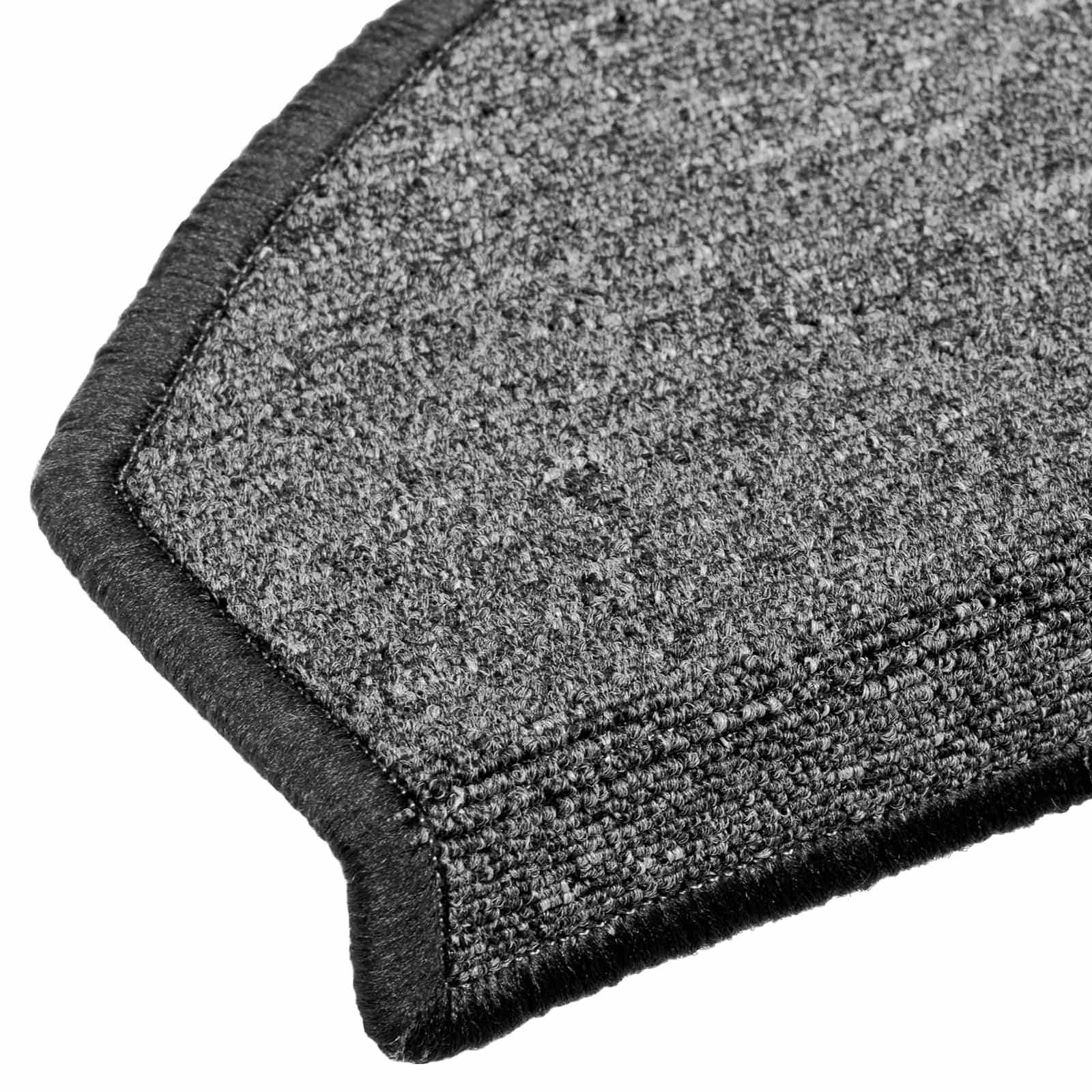 Selvklæbende Trappemåtter 15 pcs Mørkegrå 80 x 24,5 x 3,5 cm
