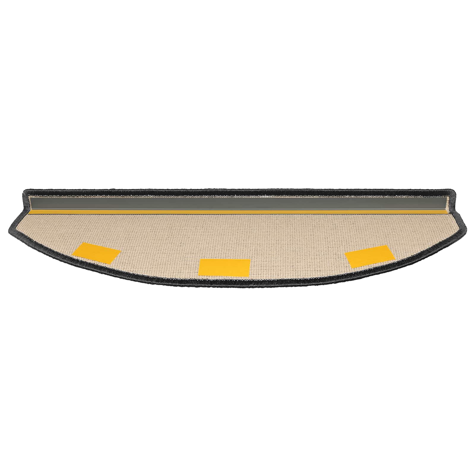 Selvklæbende Trappemåtter 15 pcs Mørkegrå 80 x 24,5 x 3,5 cm