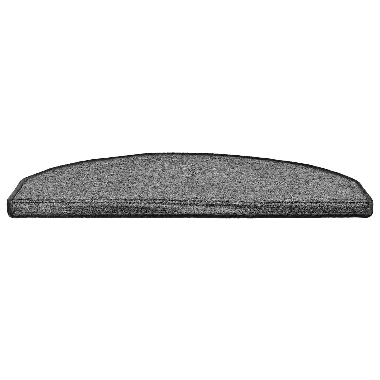 Selvklæbende Trappemåtter 15 pcs Mørkegrå 80 x 24,5 x 3,5 cm