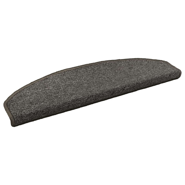 Selvklæbende Trappemåtter 15 stk. 80 x 24,5 x 3,5 cm Mørkegrå