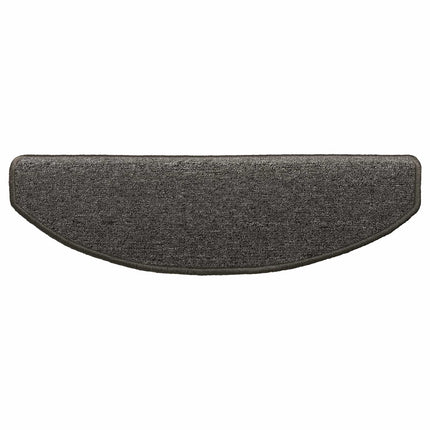 Selvklæbende Trappemåtter 15 stk. 80 x 24,5 x 3,5 cm Mørkegrå