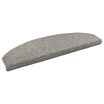 Selvklæbende Trappemåtter 15 stk. 80 x 24,5 x 3,5 cm Lysegrå