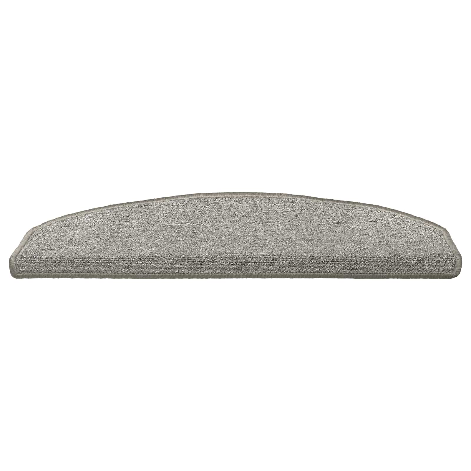 Selvklæbende Trappemåtter 15 pcs Lysegrå 80 x 24,5 x 3,5 cm
