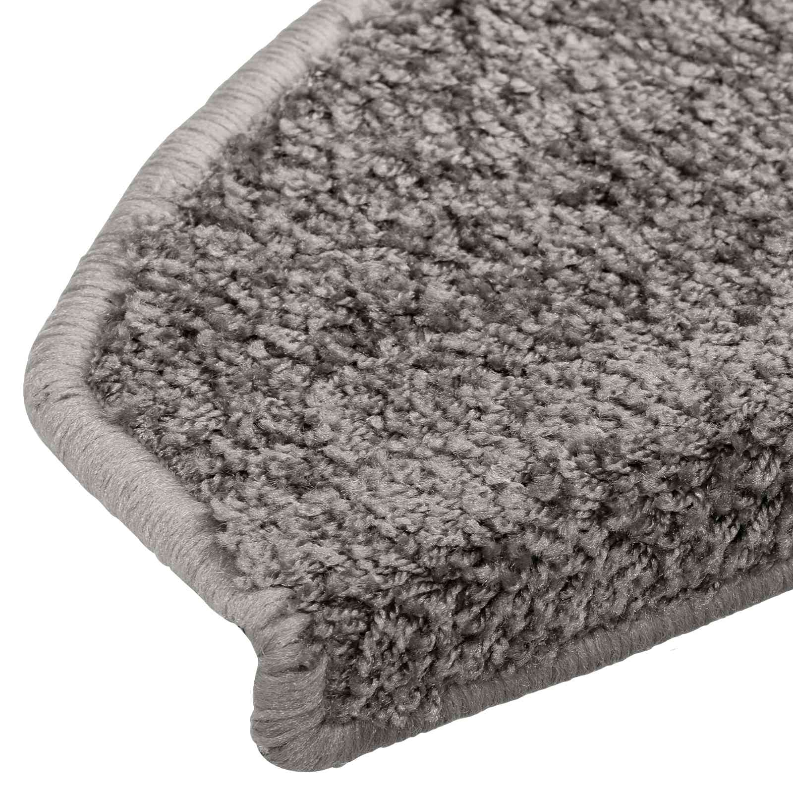 Selvklæbende Trappemåtter 15 pcs Grå 80 x 24,5 x 3,5 cm