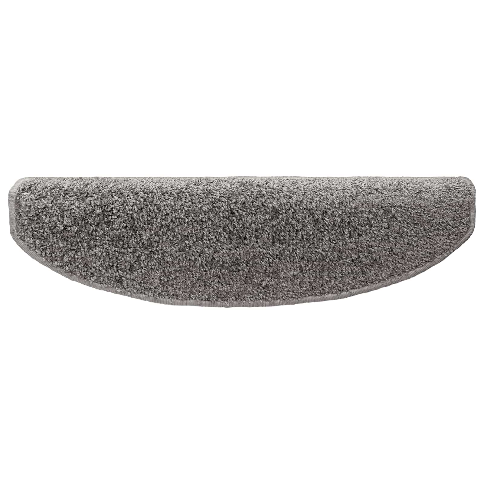 Selvklæbende Trappemåtter 15 pcs Grå 80 x 24,5 x 3,5 cm