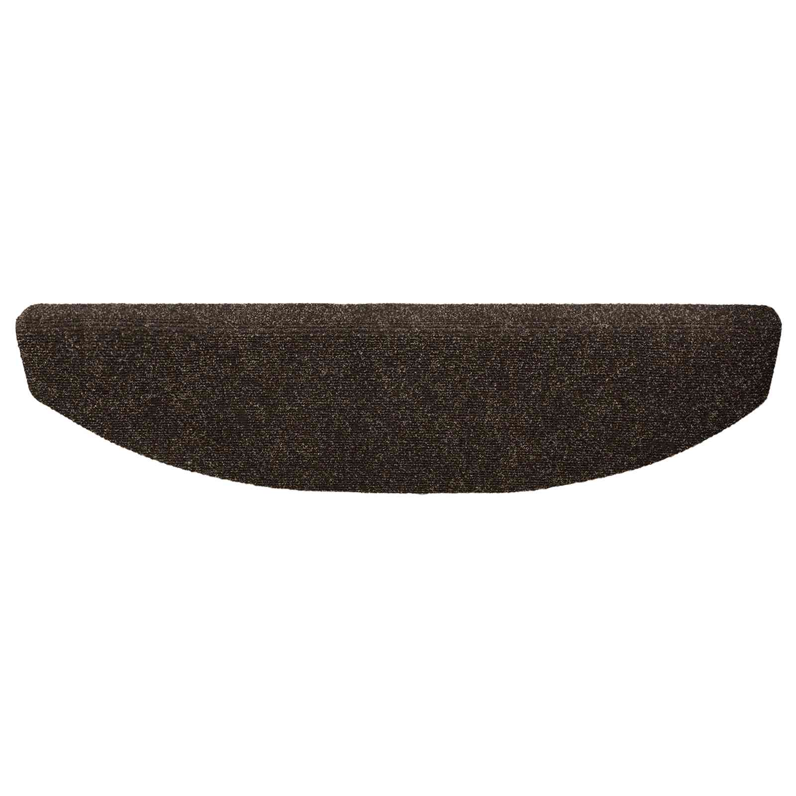 Selvklæbende Trappemåtter 15 pcs Mørk Brun 80 x 24,5 x 3,5 cm