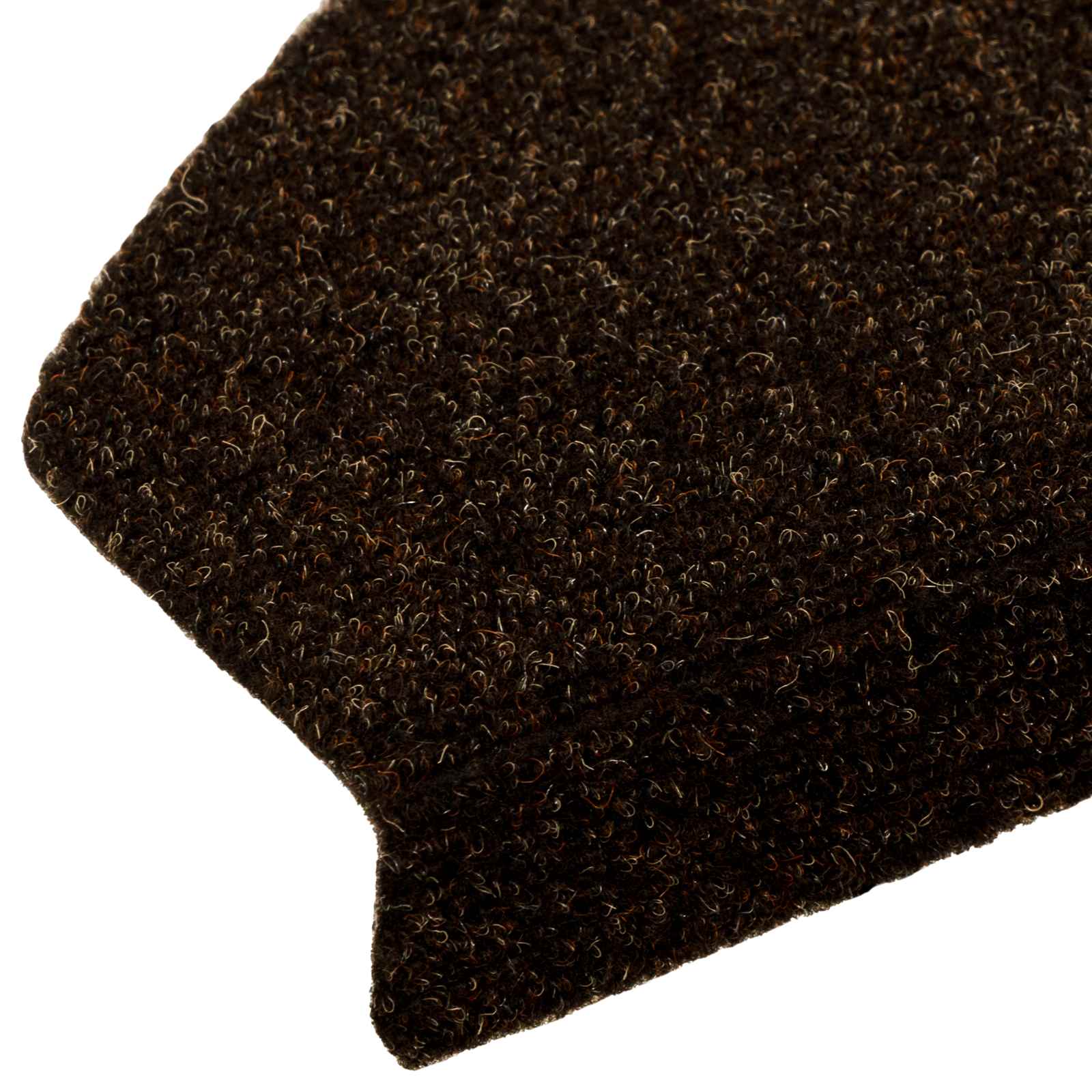 Selvklæbende Trappemåtter 15 pcs Brun 80 x 24,5 x 3,5 cm
