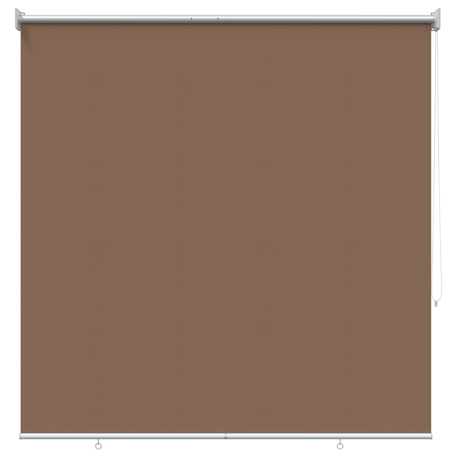 Rullegardin UV-beskyttelse Gråbrun 120 x 140 cm Polyester