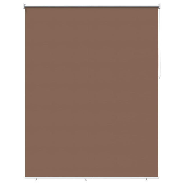 Udeterrasse Rullegardin UV Beskyttelse Gråbrun Polyester
