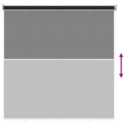 Udeterrasse Rullegardin UV Beskyttelse Antracit Polyester