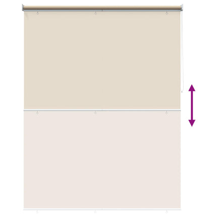 Udeterrasse Rullegardin UV Beskyttelse Beige Polyester