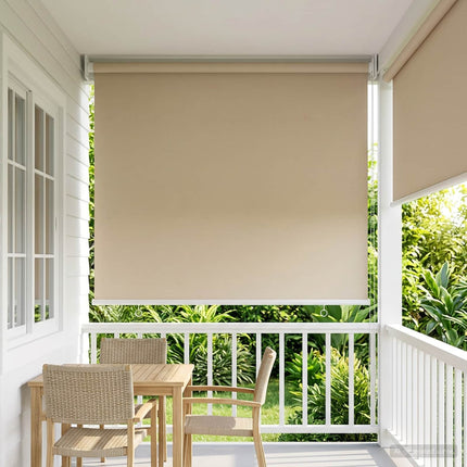 Udeterrasse Rullegardin UV Beskyttelse Beige 60 x 230 cm