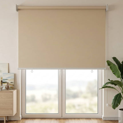 Udeterrasse Rullegardin UV Beskyttelse Beige 60 x 230 cm