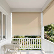 Rullegardin UV-beskyttelse Beige 100 x 230 cm Polyester