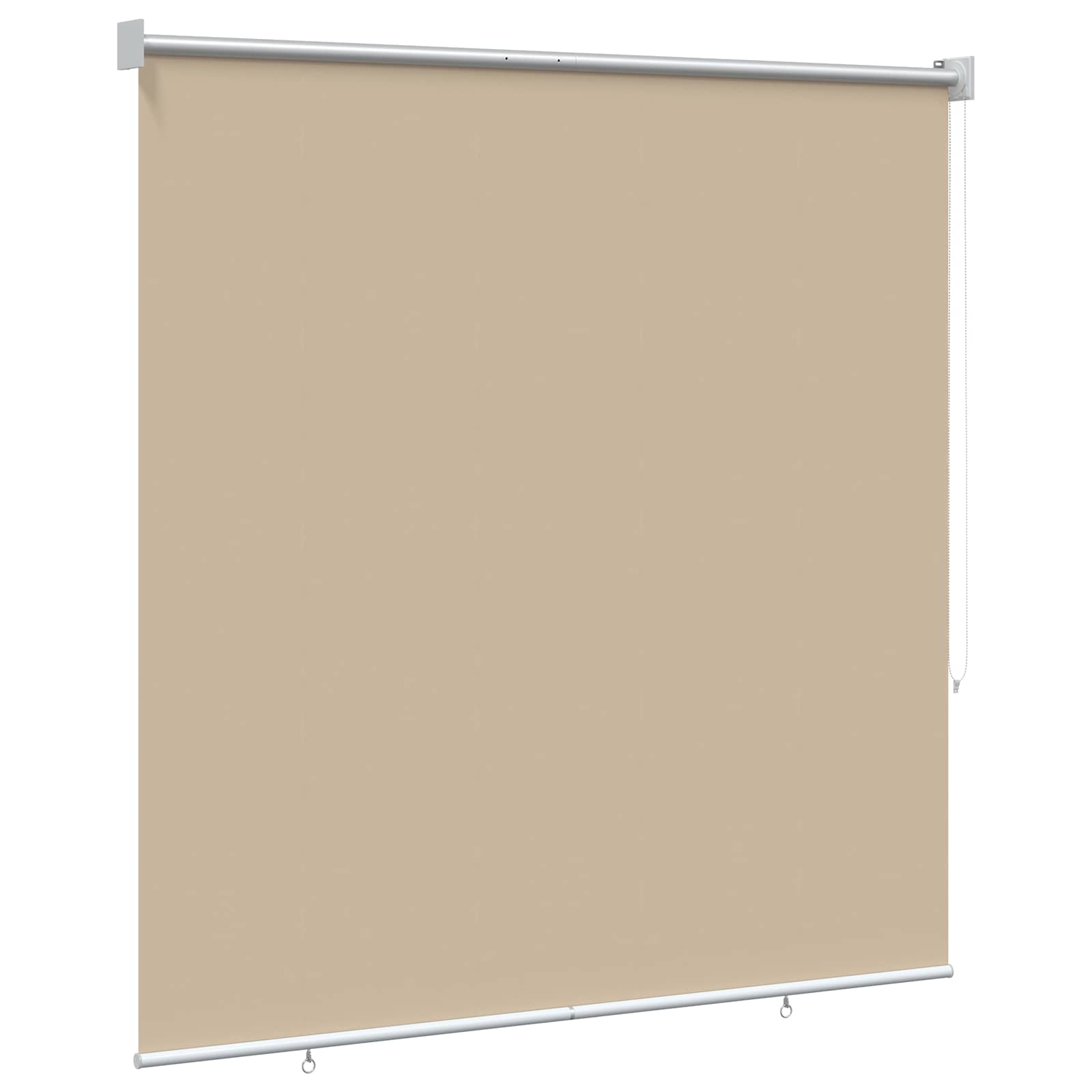 Rullegardin UV-beskyttelse Beige 100 x 230 cm Polyester