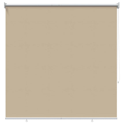 Udeterrasse Rullegardin UV Beskyttelse Beige Polyester