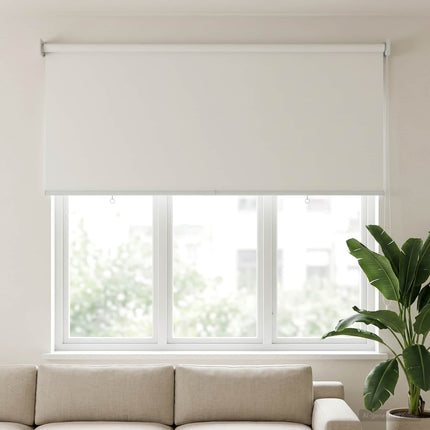 Udeterrasse Rullegardin UV Beskyttelse Hvid Polyester