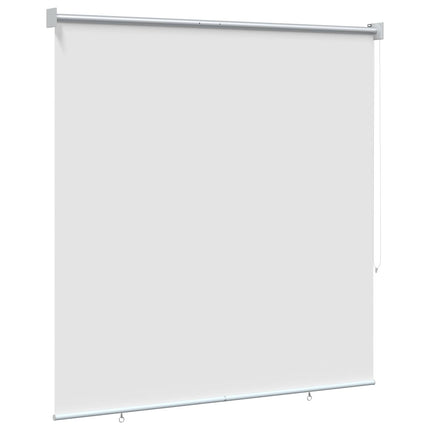 Udeterrasse Rullegardin UV Beskyttelse Hvid Polyester
