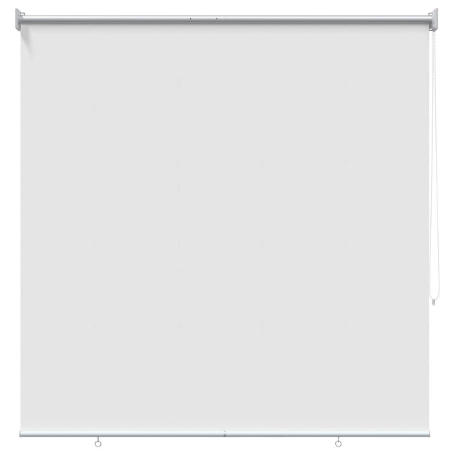 Udeterrasse Rullegardin UV Beskyttelse Hvid Polyester