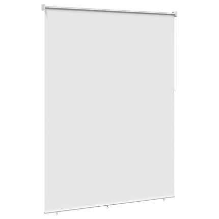 Udeterrasse Rullegardin UV Beskyttelse Hvid Polyester
