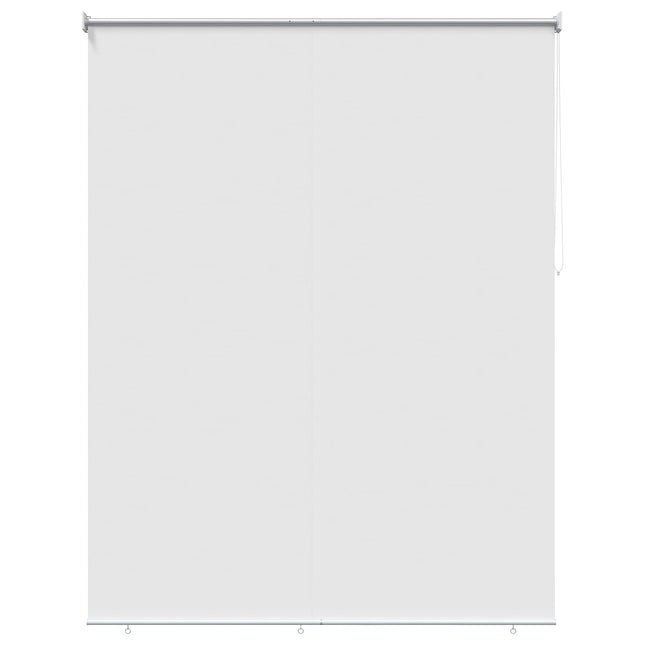 Udeterrasse Rullegardin UV Beskyttelse Hvid Polyester