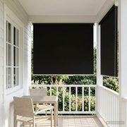 Rullegardin UV-beskyttelse Sort 100 x 140 cm Polyester