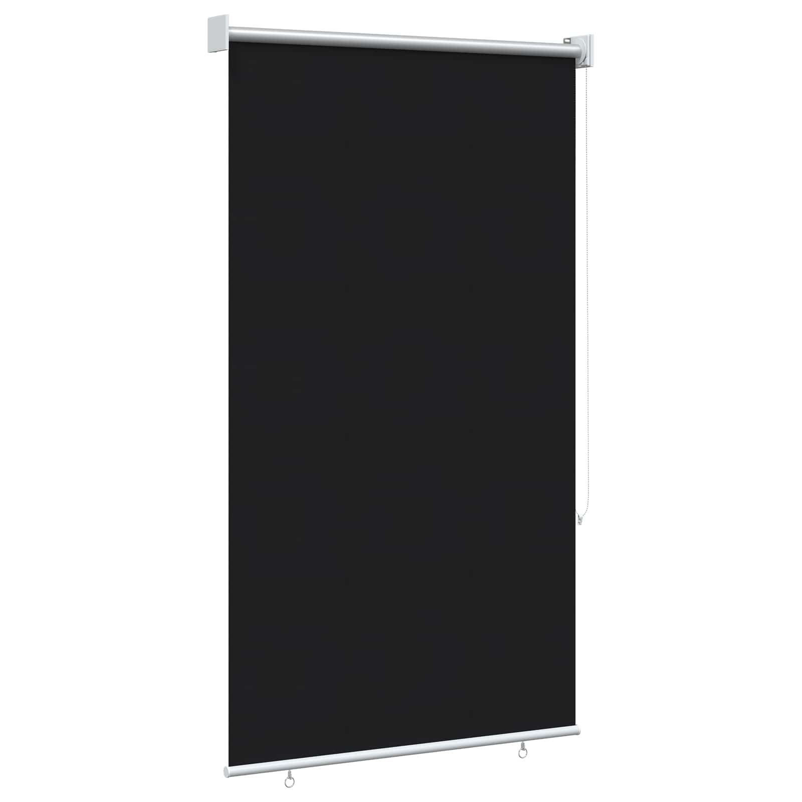Rullegardin UV-beskyttelse Sort 80 x 230 cm Polyester