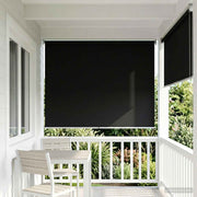 Rullegardin UV-beskyttelse Sort 120 x 230 cm Polyester