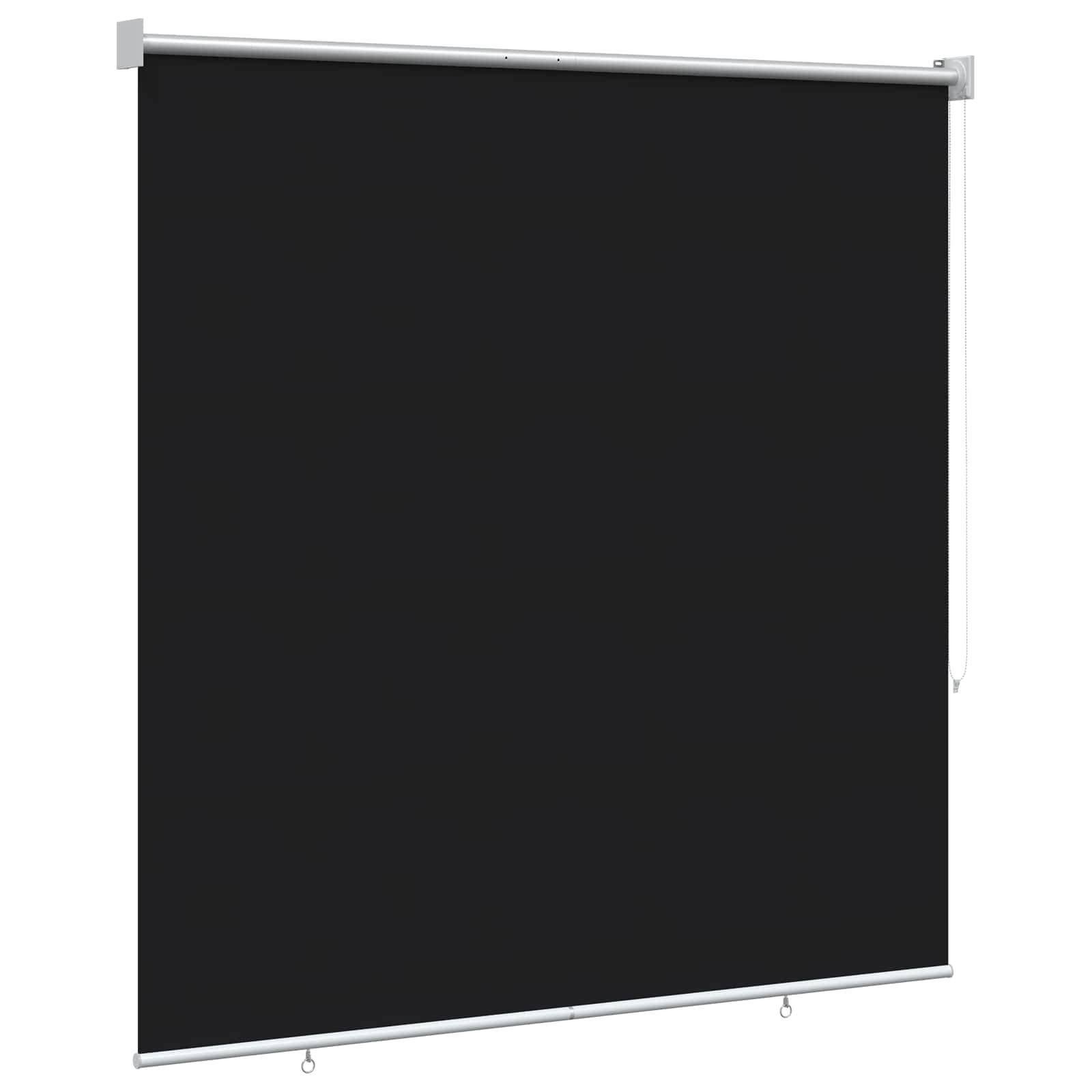 Rullegardin UV-beskyttelse Sort 120 x 230 cm Polyester