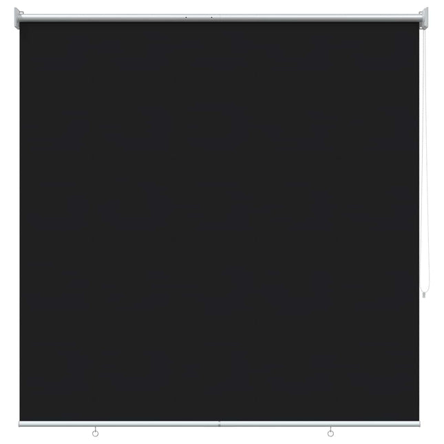 Udeterrasse Rullegardin UV Beskyttelse Sort Polyester