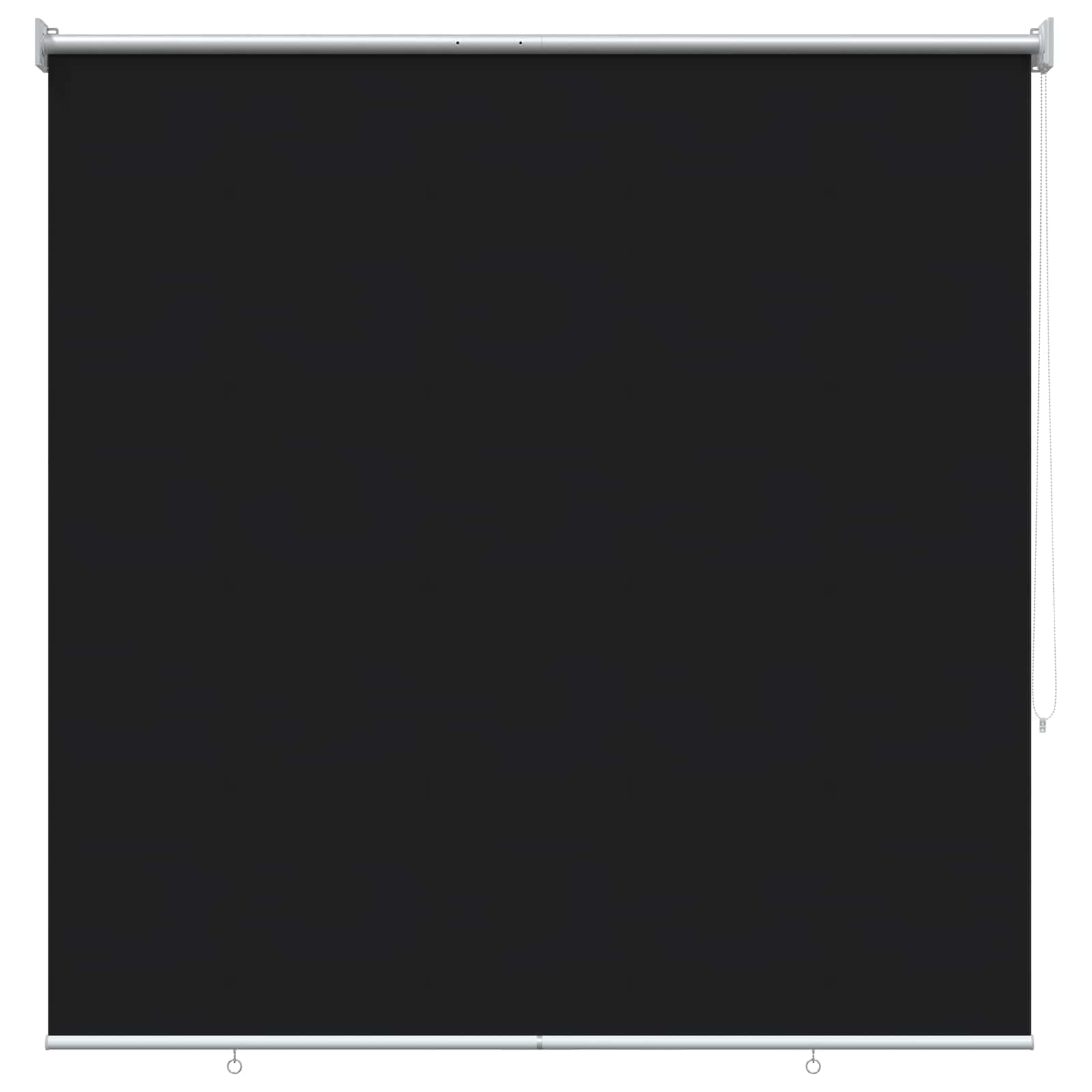 Rullegardin UV-beskyttelse Sort 120 x 230 cm Polyester