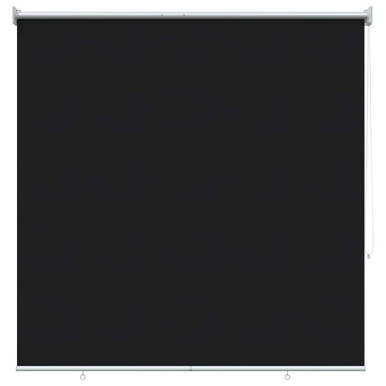 Udeterrasse Rullegardin UV Beskyttelse Sort Polyester