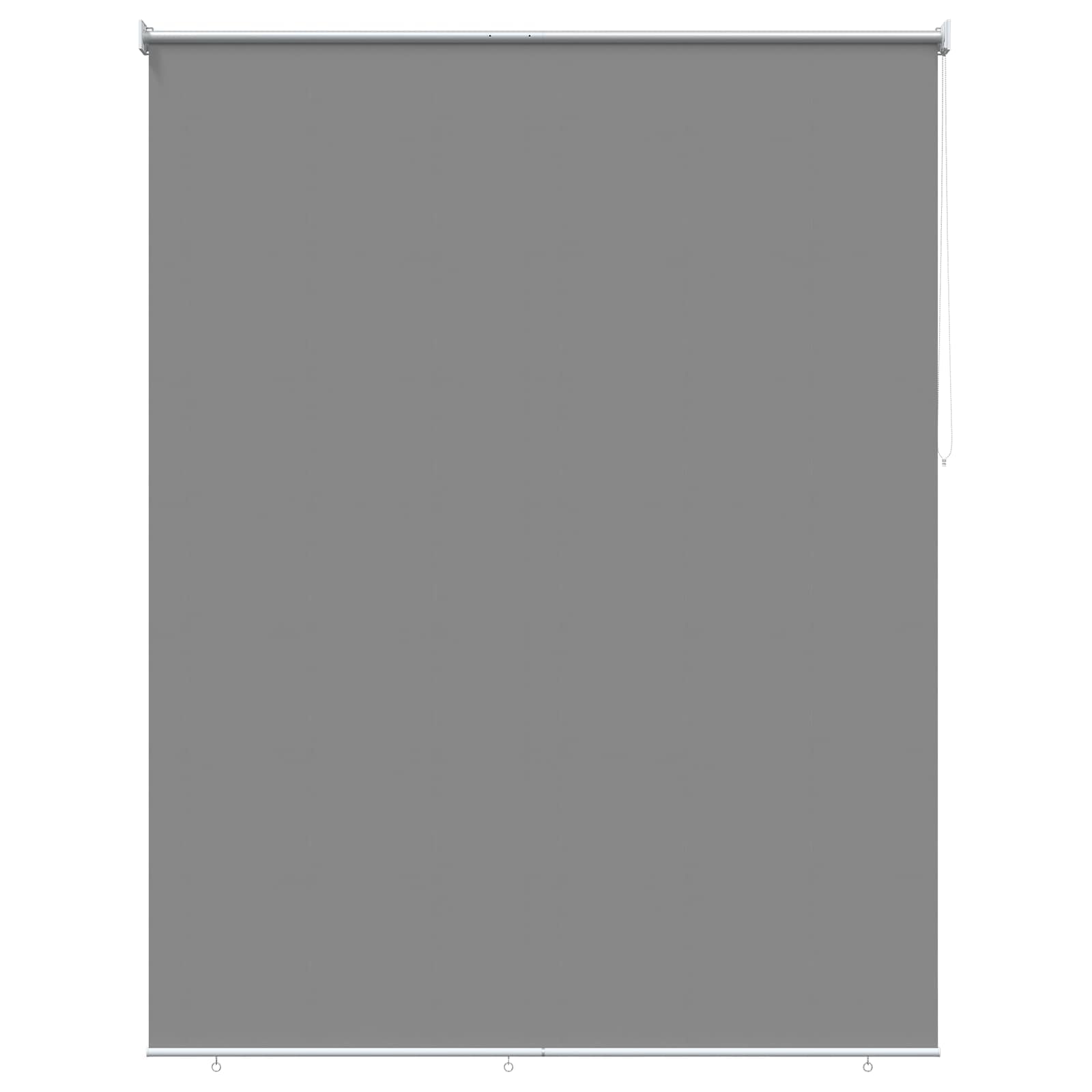 Rullegardin UV-beskyttelse Lysegrå 200 x 140 cm Polyester