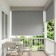 Rullegardin UV-beskyttelse Lysegrå 100 x 230 cm Polyester