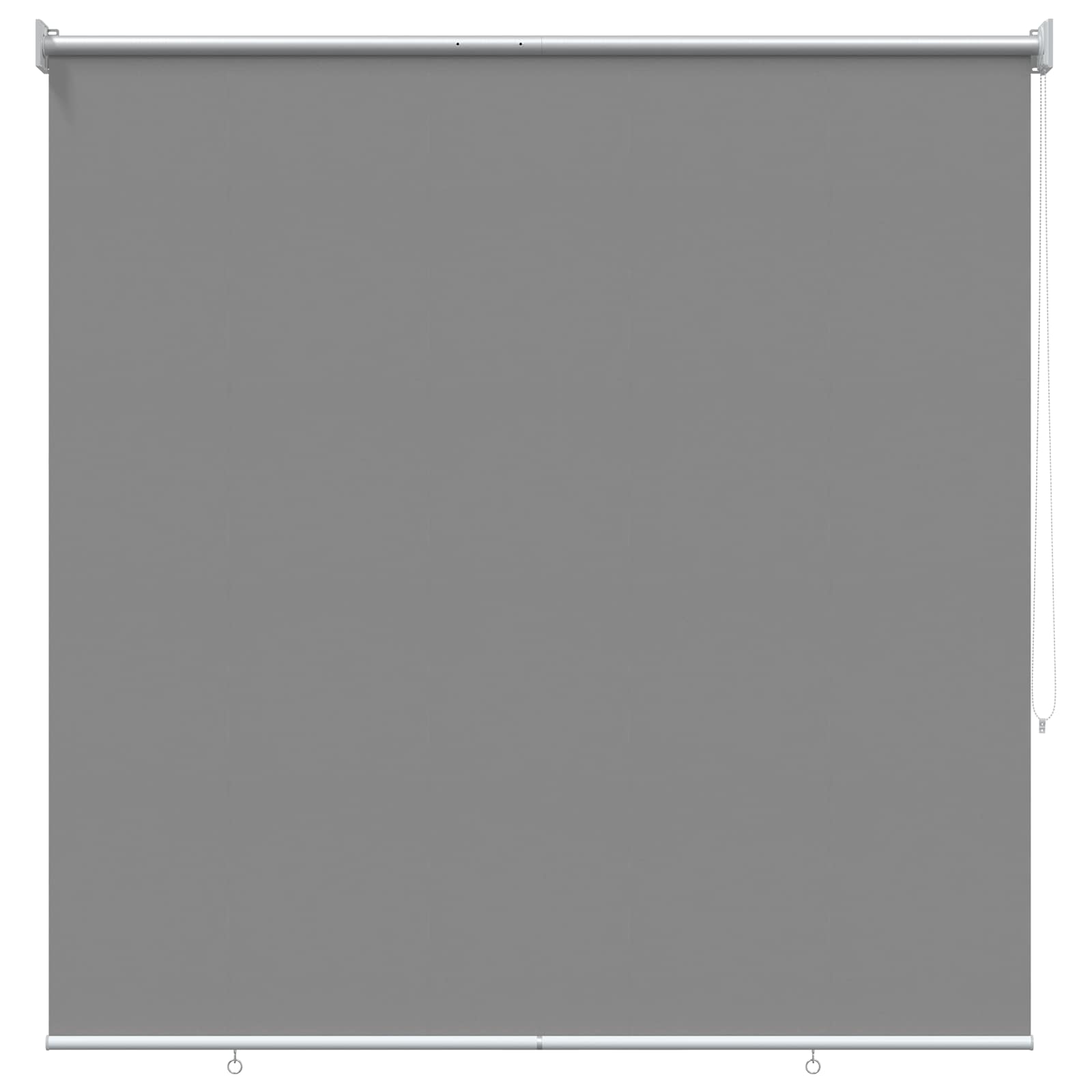 Rullegardin UV-beskyttelse Lysegrå 100 x 230 cm Polyester